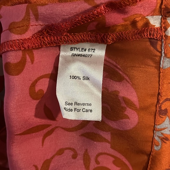 CAbi 100% Silk Blouse - Picture 6 of 7